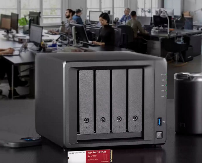 Western Digital interne SSD »WD Red SN700 NAS SSD NVMe« 1 TB Anschluss M.2 (2880)