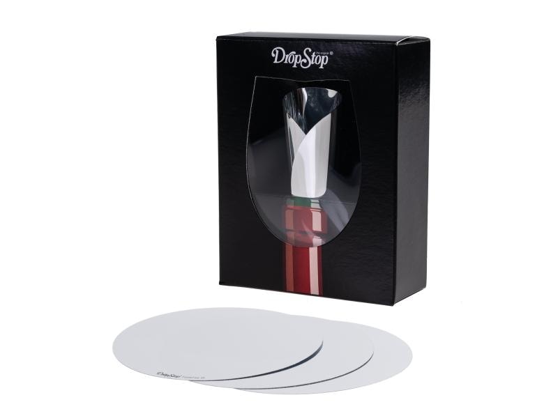 Vinart Weinausgiesser DropStop 4 Stück, Silber Flaschenausgiesser, silber