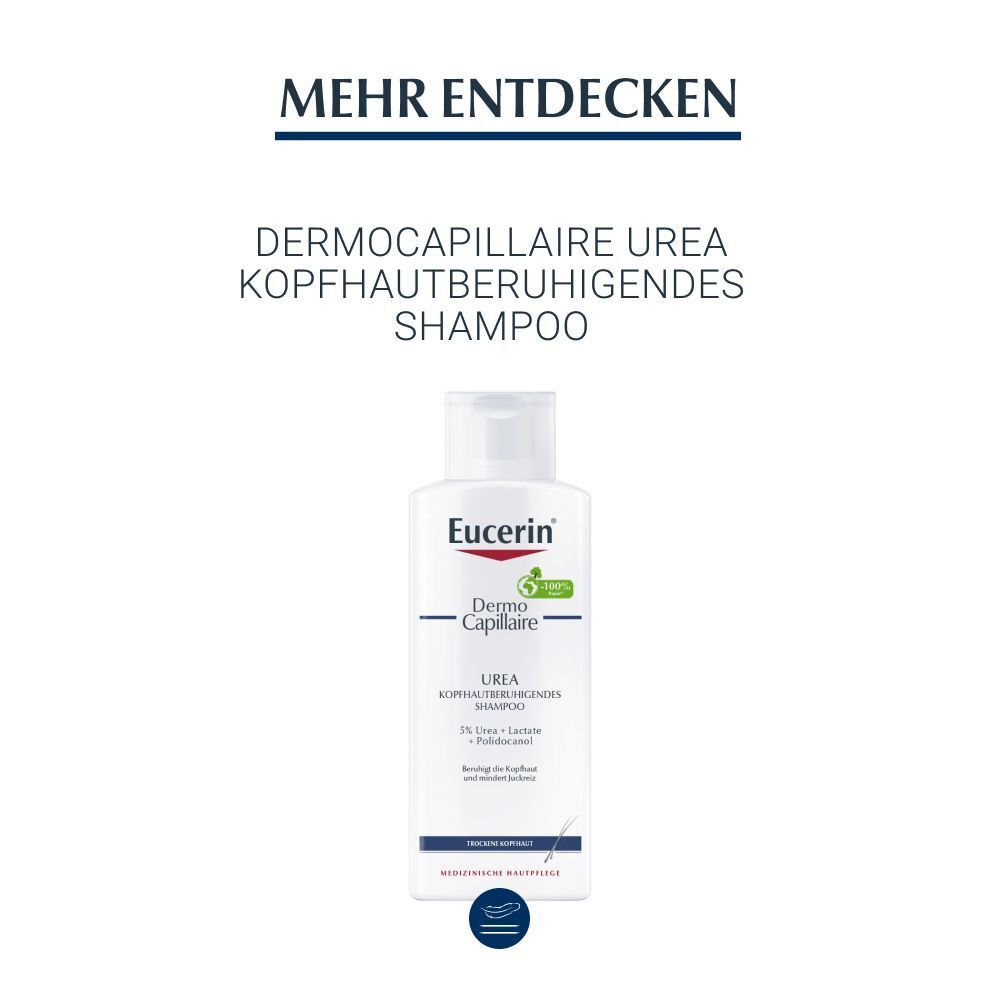 Eucerin DermoCapillaire Urea Kopfhautberuhigendes Intensiv-Tonikum – Beruhigt trockene und juckende Kopfhaut & spendet Feuchtigkeit - Jetzt 3€ sparen mit Code 