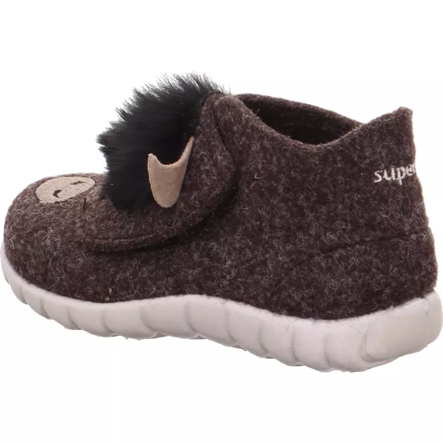 superfit Hausschuh Happy braun (mittel)