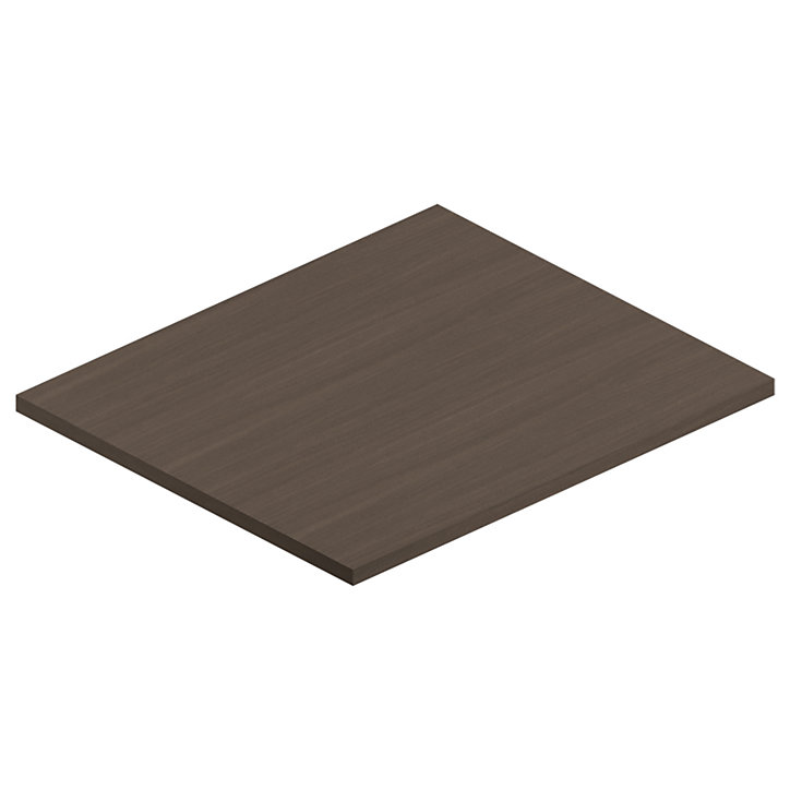 Plan de toilette pour vasque à poser finition noyer 60 cm Pura