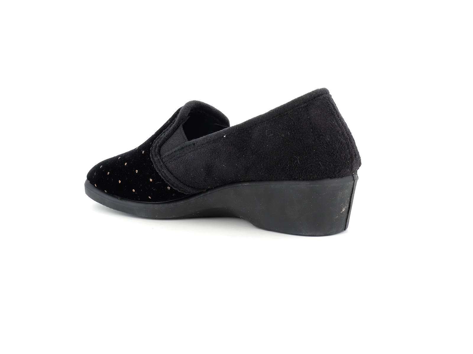 S brand-JULIETTE Textile Noir Or