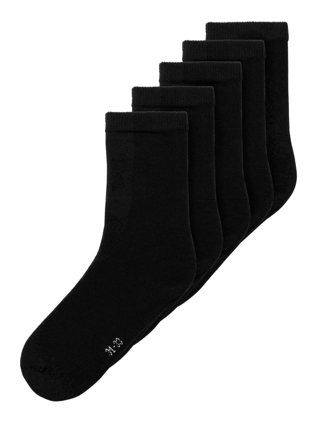 NAME IT sokken - set van 5 zwart
