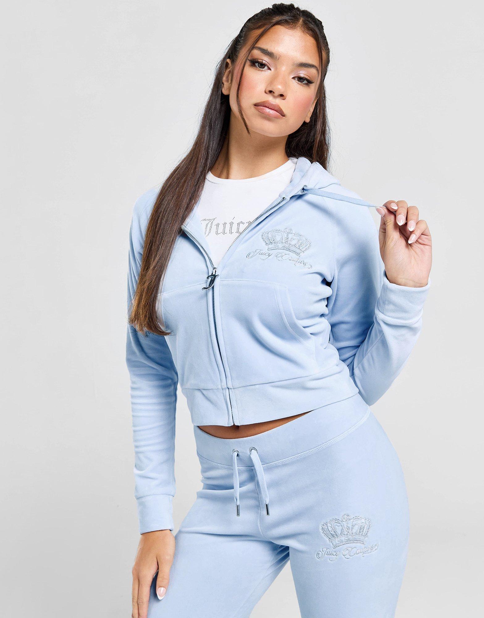 JUICY COUTURE Sweat à Capuche Zippé OG Velours Zippé Femme
