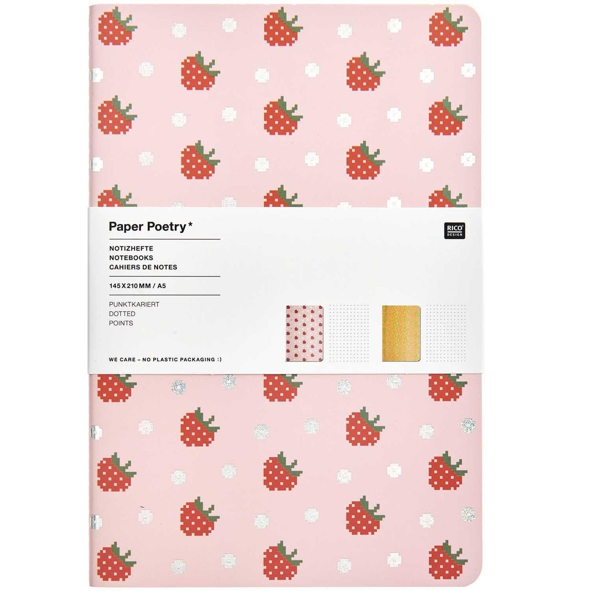 Notitieboekjes DIN A5, Fruit FSC MIX, 2 st.