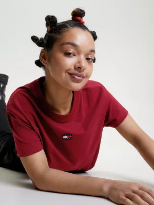 Camiseta Reciclada com Corte Clássico e Estampa de Emblema