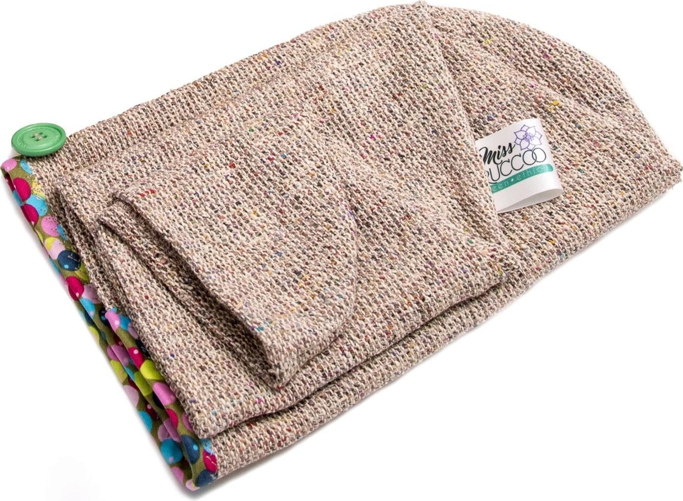 Miss TRUCCO  Turban aus Bourrette-Seide