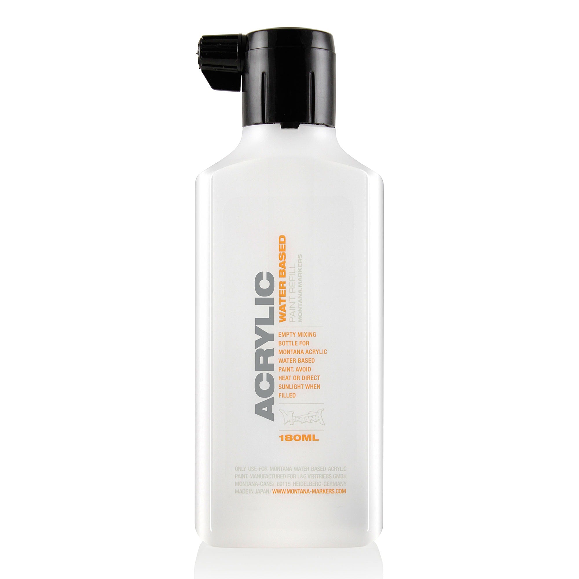 Montana<br>acrylic empty bottle 180 ml