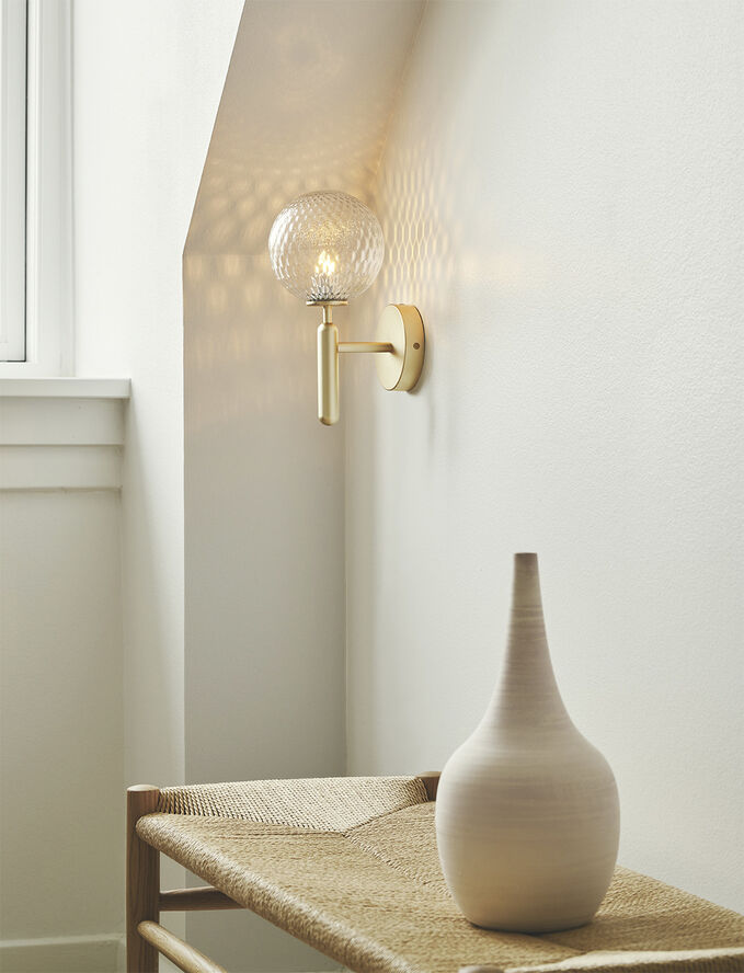 Nuura Miira Wall, brass / optic clear Brass / optic clear