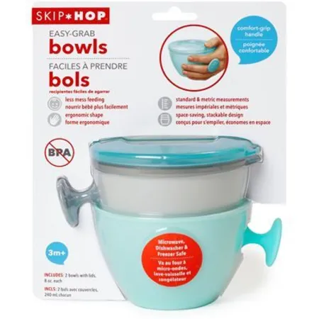 Skip Hop Breischalen easy grab, grau/türkis