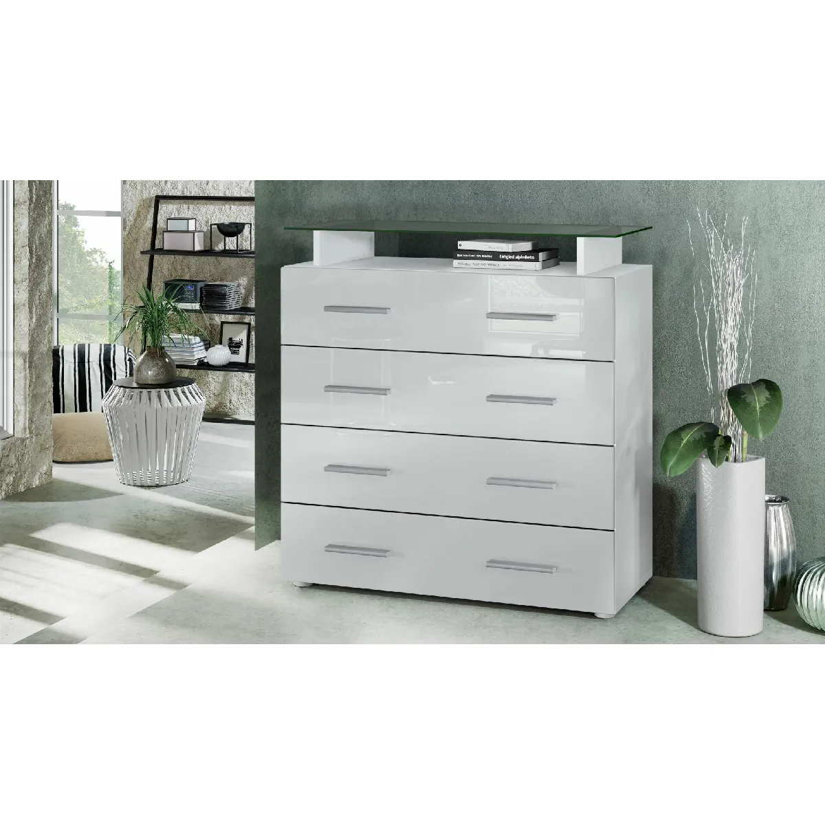 MPC Commode Blanc Mat