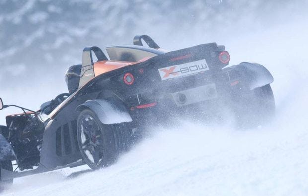 KTM X-BOW Wintercup Goldeck als Geschenkidee