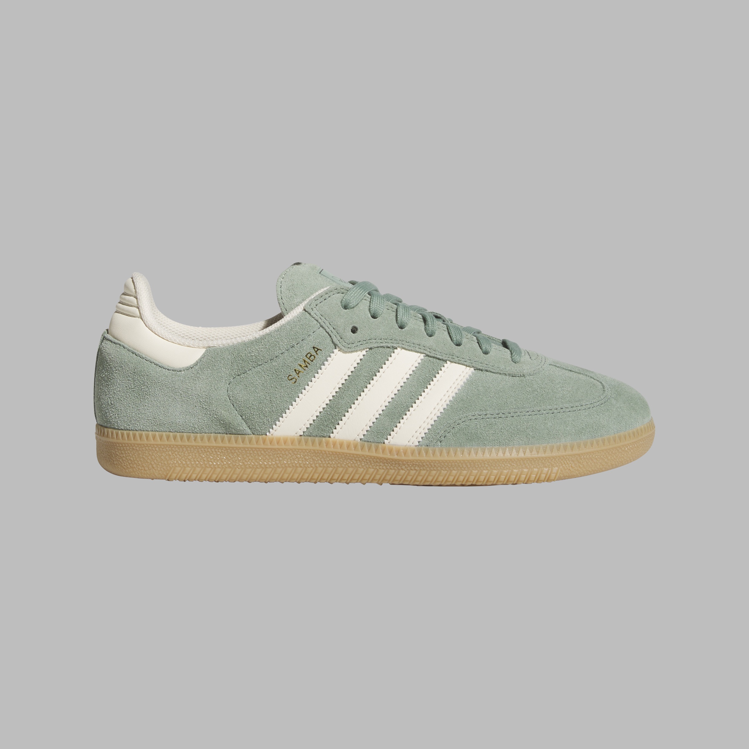 Adidas Skateboarding Samba ADV Silver Green Wonder White Gold Metallic 6 US / 38.5 EU