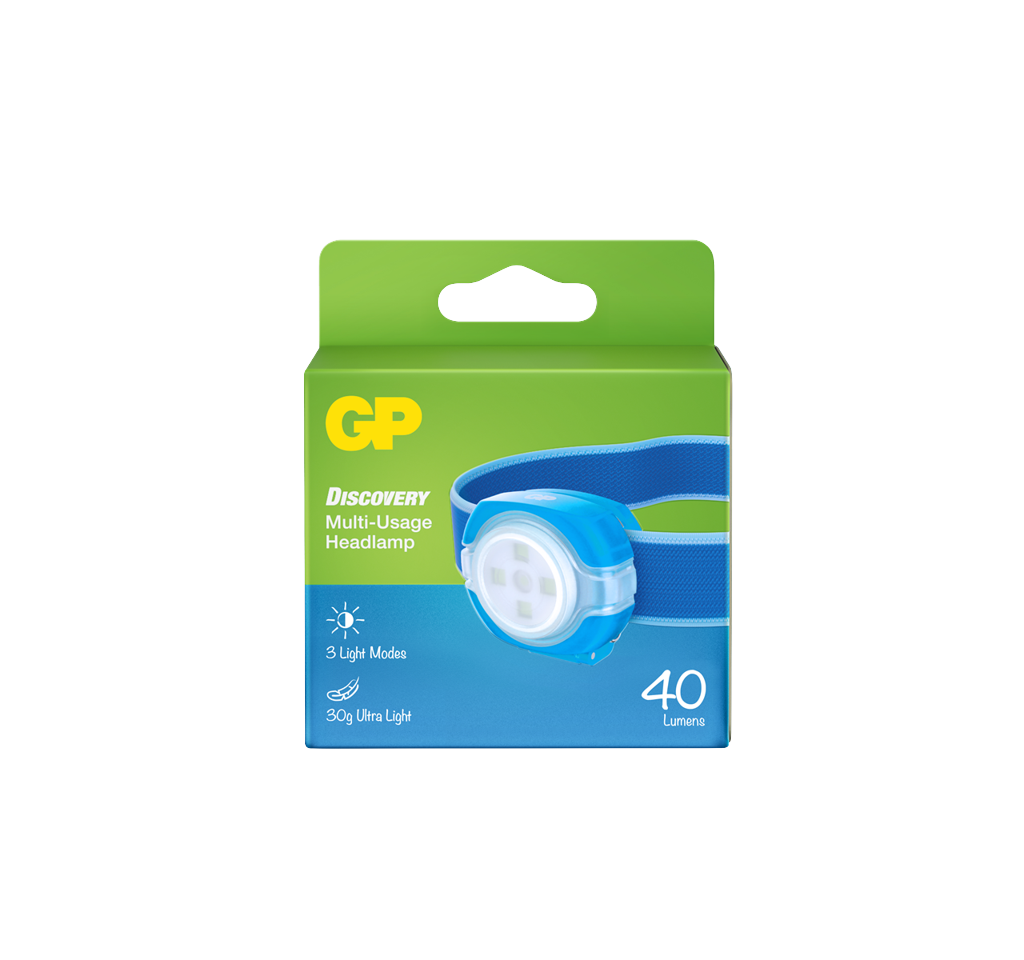 GP - Discovery Multi-Usage Headlamp, CH31, 40 lumens