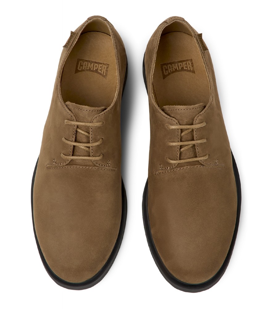 Sapatos de couro Camper Brown Iman