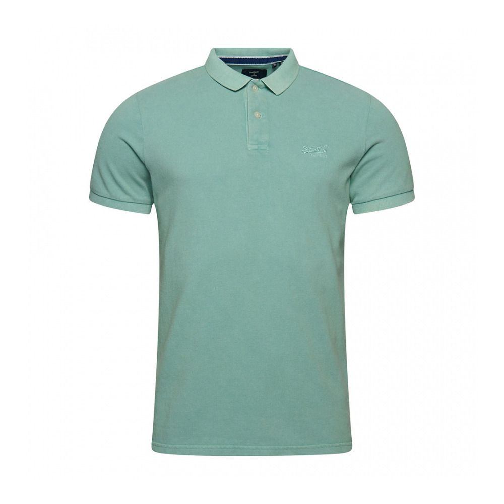 Superdry VINTAGE DESTROY - Polo Homme fresh mint