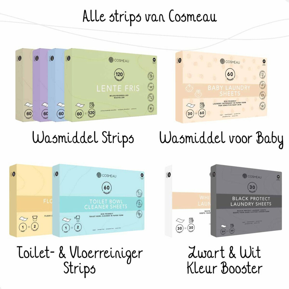 Cosmeau Wasstrips Lavendel120 wasbeurten