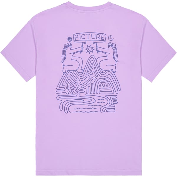 T-shirt PICTURE TERRA TEE SHEER LILAC