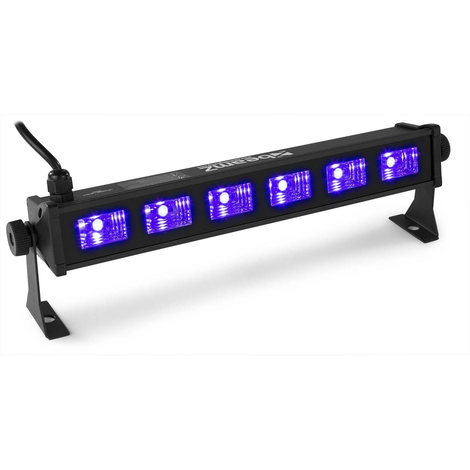 BeamZ BUV63 blacklight LED-bar 6x 3 Watt