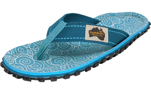 Gumbies Turquoise Swirls Damen Sandale