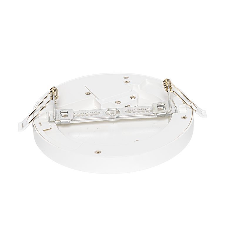 In- of opbouwspot wit 18 cm incl. LED 3 staps dim to warm met dipswitch - Trans