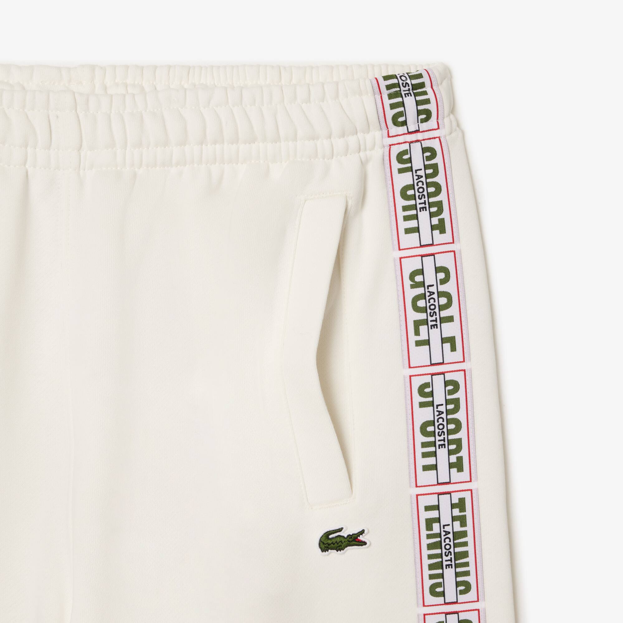 Jogger Trainingshose mit Logostreifen Trainingshosen - Weiss - Lacoste - Herren