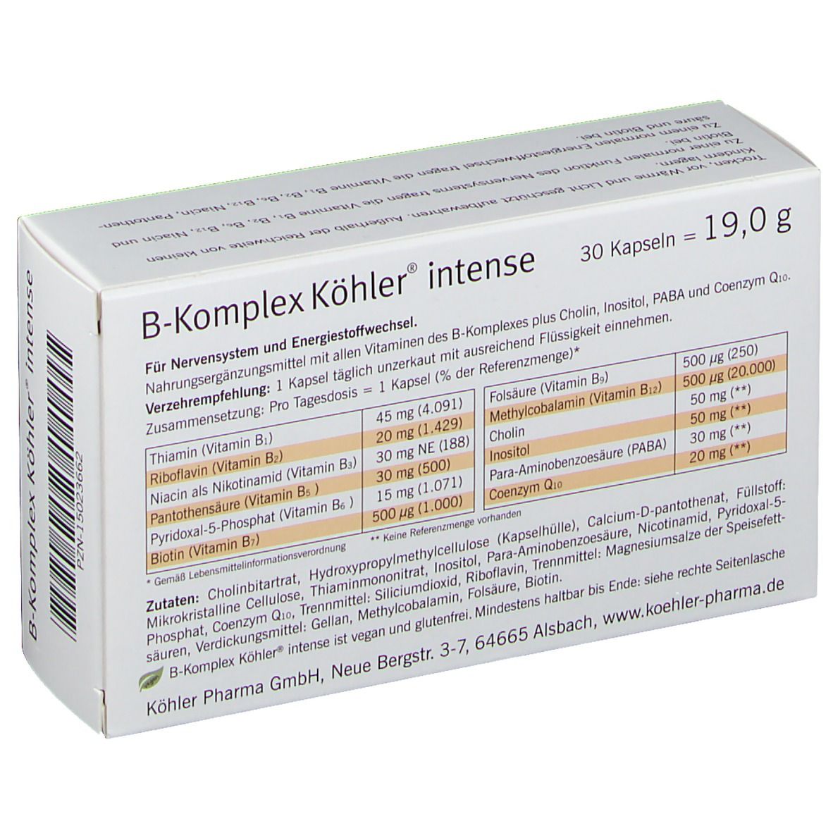 B-Komplex Köhler® intense