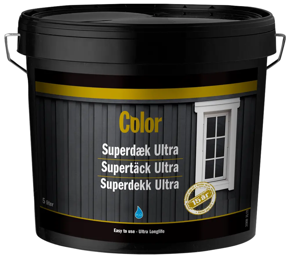 Color Træbeskyttelse vand 5 L - sort