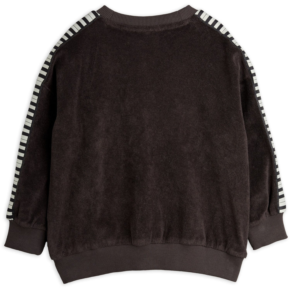 Køb Mini Rodini Black Piano Terry Sweatshirt