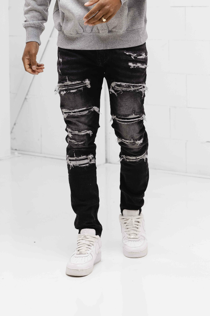 Amicci Jacopo Jeans Heren Zwart