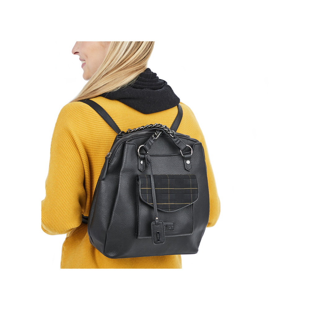 Rieker Rucksack schwarz schwarz