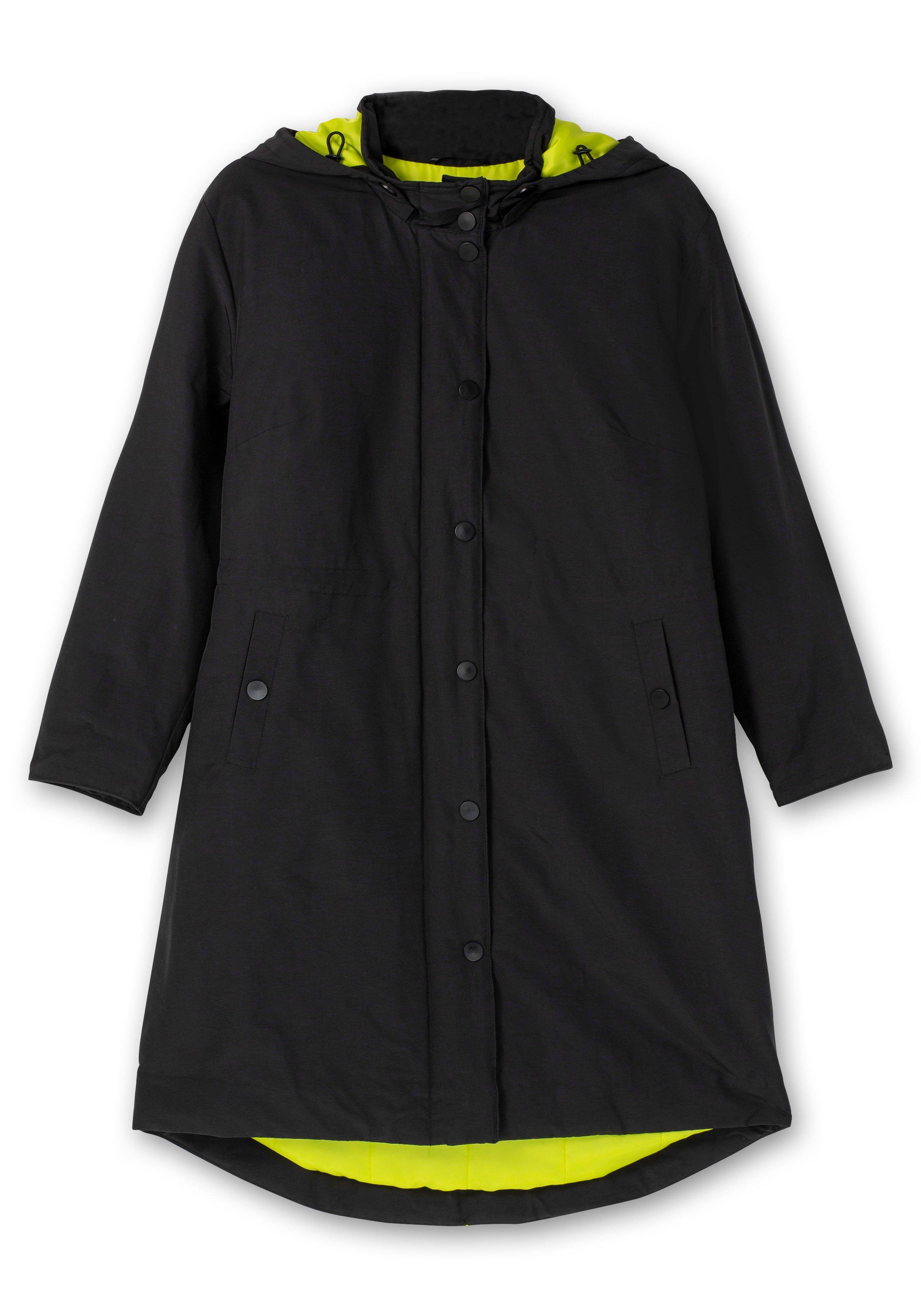 Parka mit Kontrastfutter, wasserabweisend