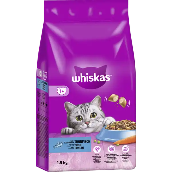 1+ mit Thunfisch Trockenfutter