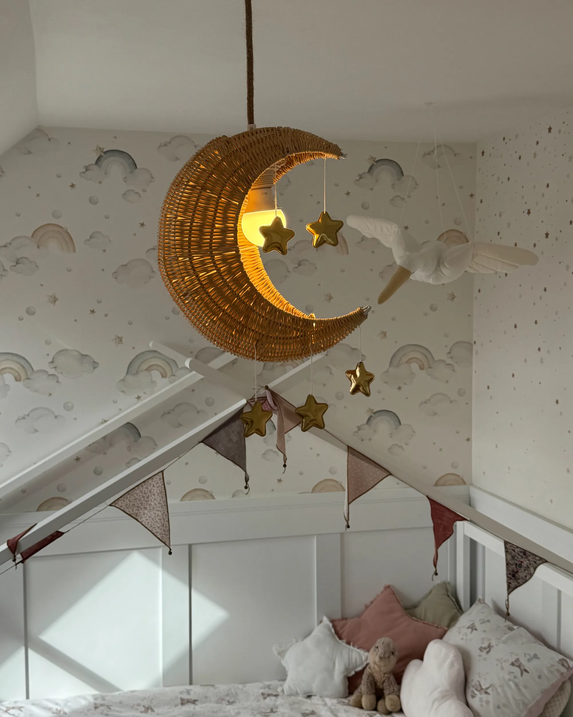 Hanglamp Maan ORCHON Rotan Natuurlijk