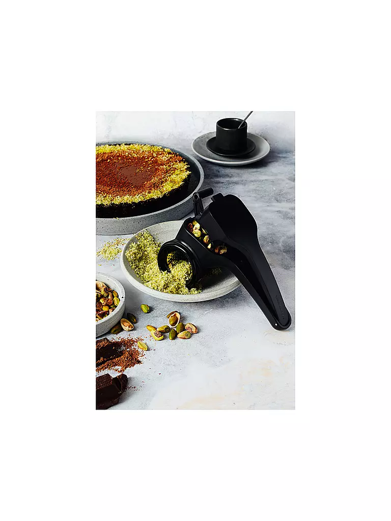 MICROPLANE Rotierende Reibe 18,5cm Schwarz schwarz
