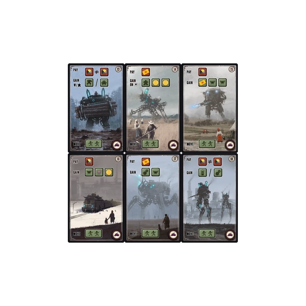Scythe Cartes Usine 13-18