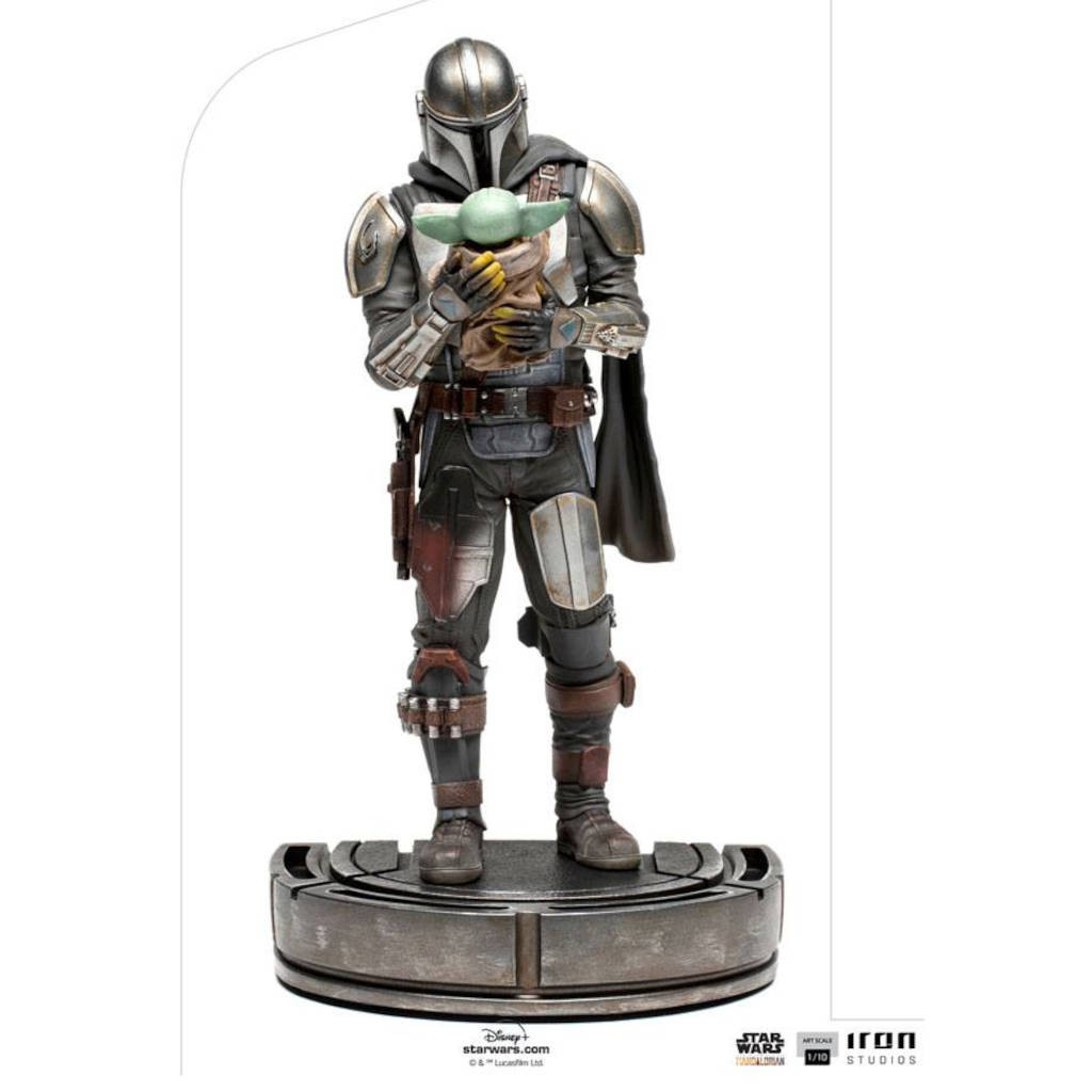The Mandalorian - Statuette The Mandalorian & Grogu
