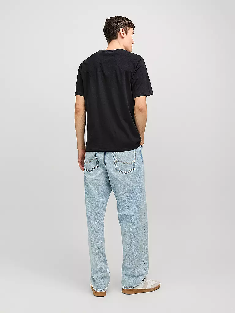 JACK & JONES T-Shirt JJCELLOX schwarz