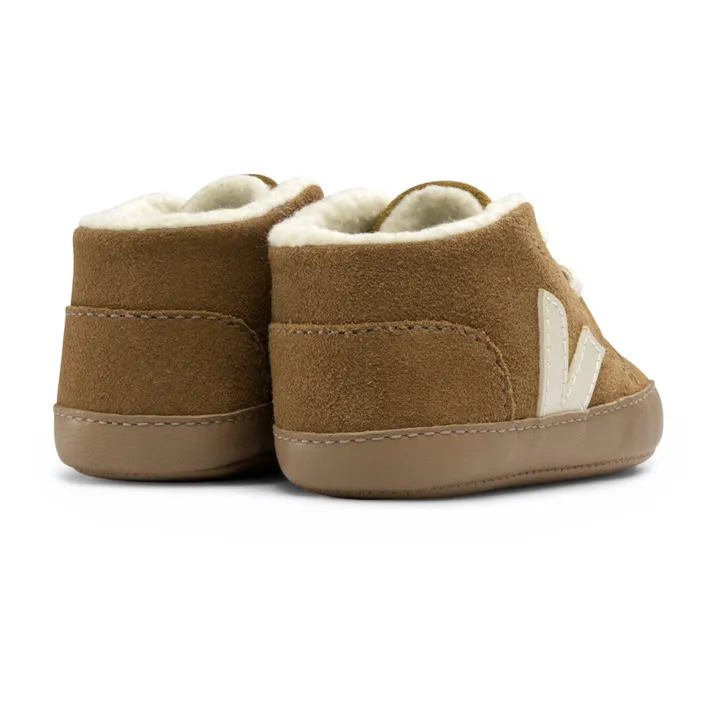 Veja Chaussons Suede Fourrés | Camel