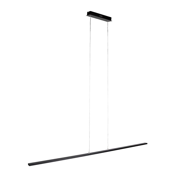 Moderne zwarte hanglamp 150 cm incl. LED - Banda