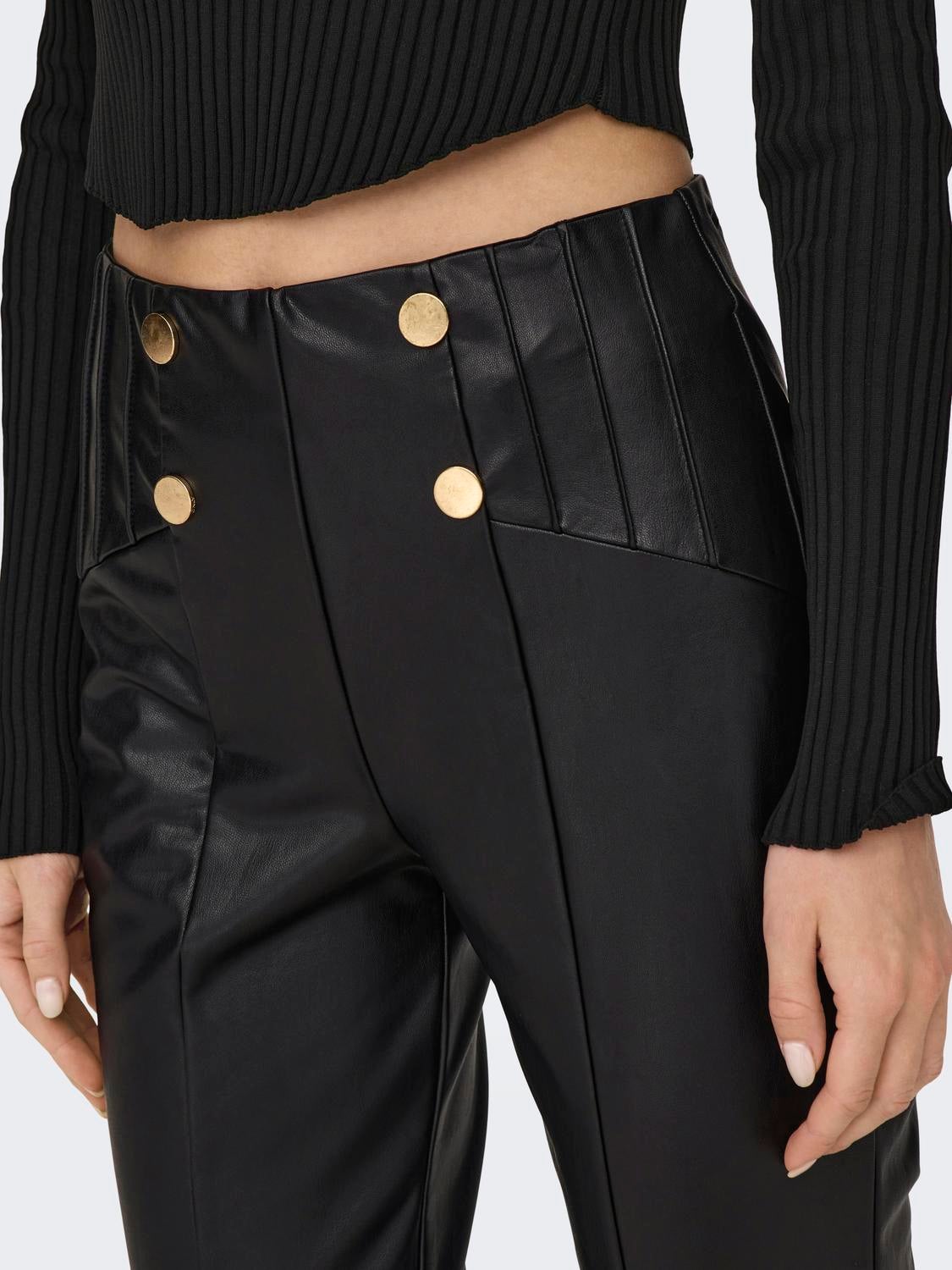 ONLLOLA Mittlere Taille Slim Fit Leggings Black