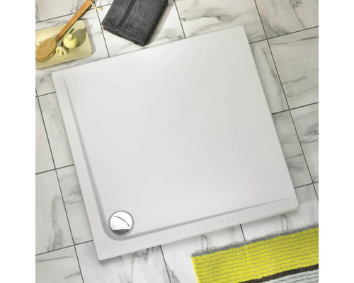 OTTOFOND Pico Pico-Q douchebak 80 x 80 x 2,5 cm wit glanzend glad 700701