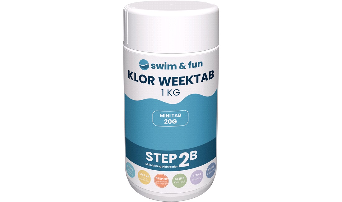 Klor Week Tab 20gr. 1kg