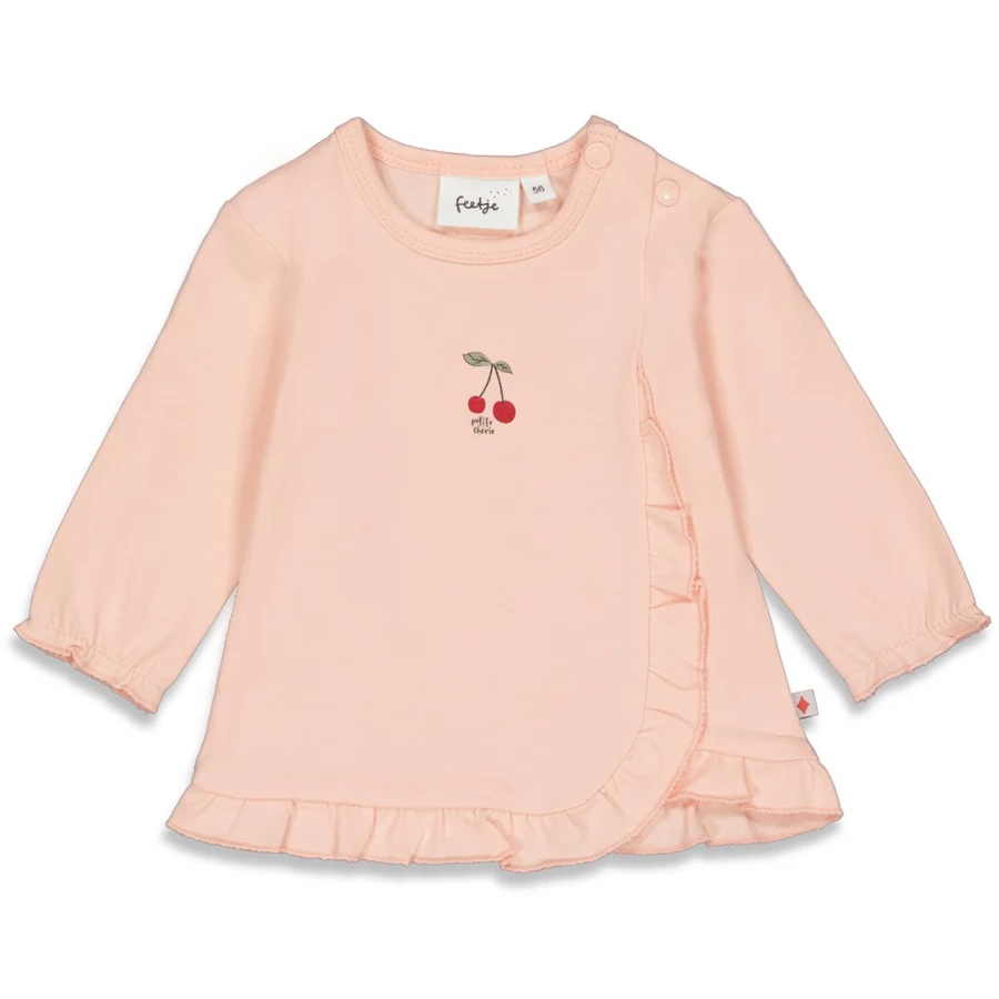 Feetje Langarmshirt Cherry Roze