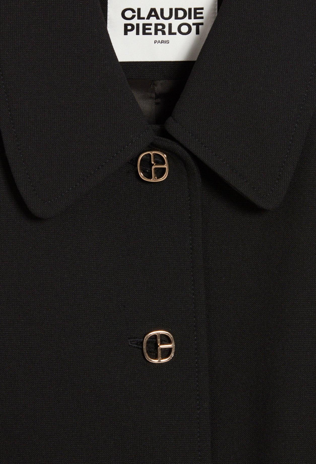 Veste tailleur courte noire