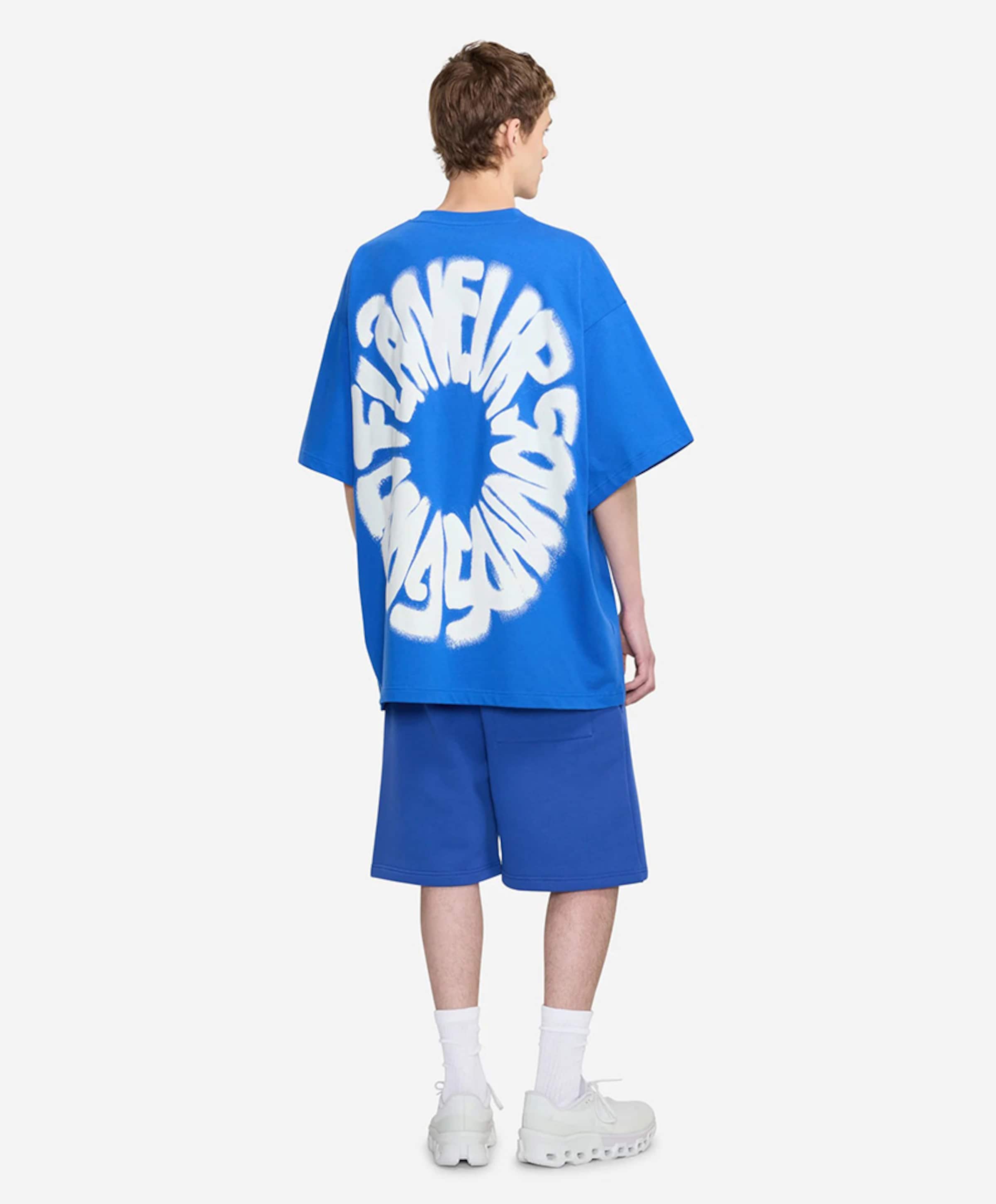 FLÂNEUR Heren T-shirt blauw