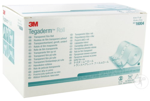 3M Tegaderm Roll Film Transparent 10cm x 10m Rouleau 1 (16004)