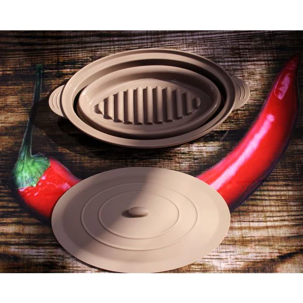 Papillote rétractable fond vapeur en silicone 30 cm 1,5 L Mathon