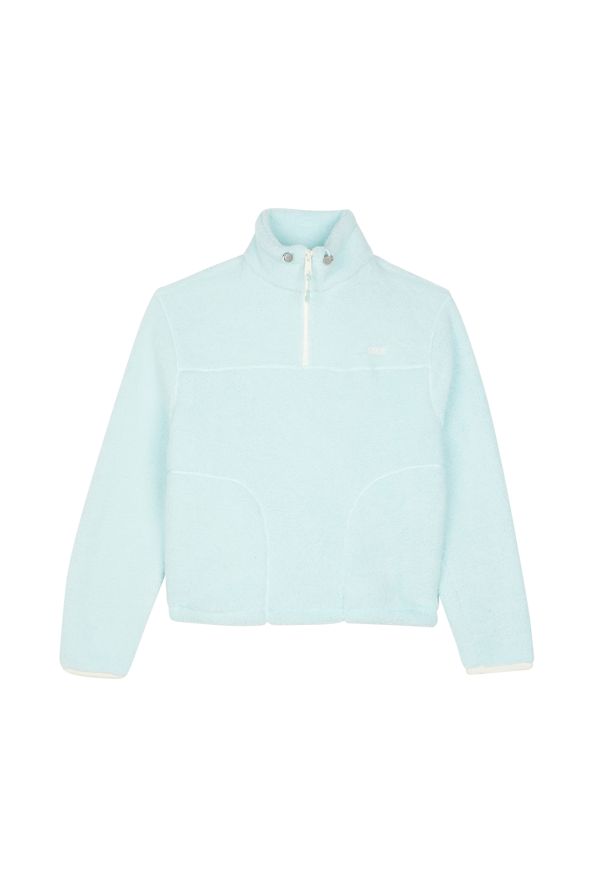 LEVI'S Polaire BIG FOOT SHERPA 1/4 ZIP Bleu
