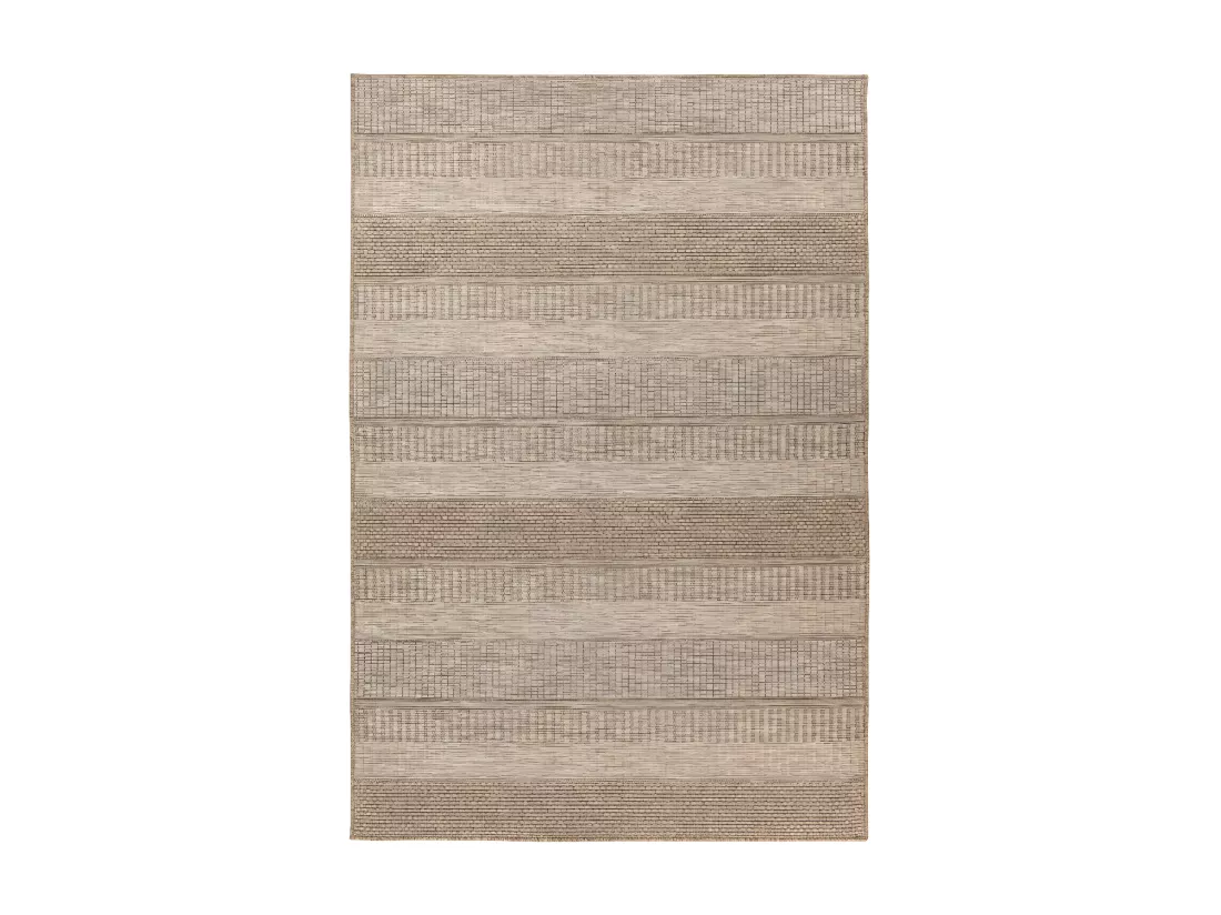 Tapis 150x80cm, design C303A coloris naturel - Confort et élégance pour votre intérieur